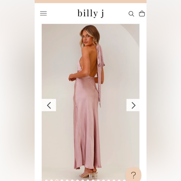 Billy J NWT Soft Pink Maxi Dress size 6 - Picture 2 of 8